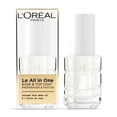 Image of L&#039;Oreal Paris Make Up À L&#039;huile Manicure Base with rose Oil Nail polish