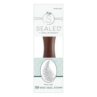 Image of Spellbinders Fern Leaf 3D Wax Seal Stamp from The Woodland Tales Collection