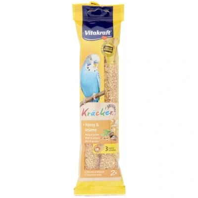 Image of Vitakraft Kracker Budgie Treat Sticks Feather Care 2pk Case of 7