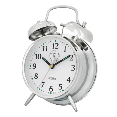 Image of Acctim Saxon Alarm Clock Chrome