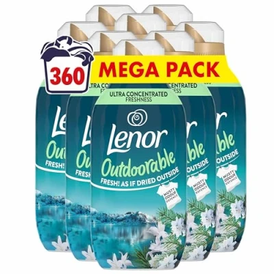 Image of Lenor Outdoorable Fabric Conditioner 360 Washes (8x45), Northern Solstice Ultra Concentrated Freshness