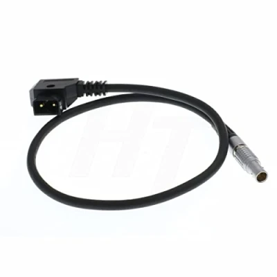 Image of HangTon D tap P to 0B 2 Pin Male Power Cable for Teradek Bolt Bond Transvideo SmallHD 703 Monitor Zacuto Viewfinder Z CAM Flagship Camera EVF 45cm