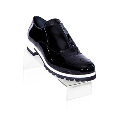Image of Product Carrier as Decorative Bridge, Shoe Stand (Oblique) Made of Original Plexiglas (22.0 x 7.0 6.0 cm) Presentation Display, Sales Acrylic Glass