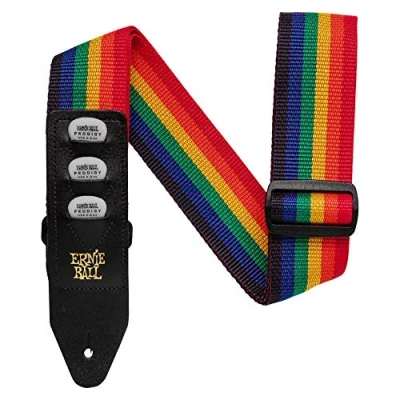 Image of Ernie Ball Rainbow Polypro Pickholder Strap