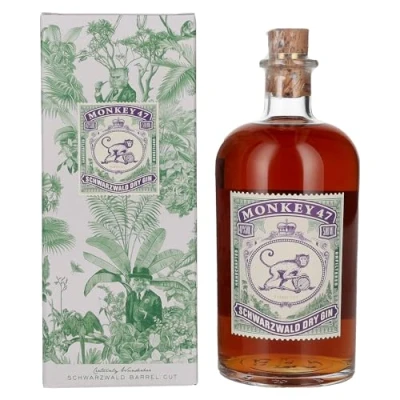 Image of Monkey 47 Barrel Cut Dry Gin, 50cl with Giftbox