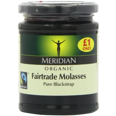 Image of Meridian Organic Pure Blackstrap Molasses 350 g (Pack of 6)