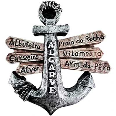 Image of Anchor Style Algarve Portugal Magnet Fridge Refrigerator Decoration Sticker Souvenir Resin Crafts Kitchen Whiteboard