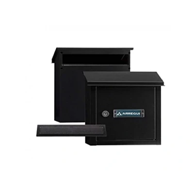 Image of Arregui Letter Flap and Interior Post Box Black