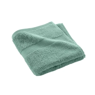 Image of Douceur d&#039;Intérieur, Elegance Celadon Hand Towel (50 x 90 cm) 100% Cotton Plain