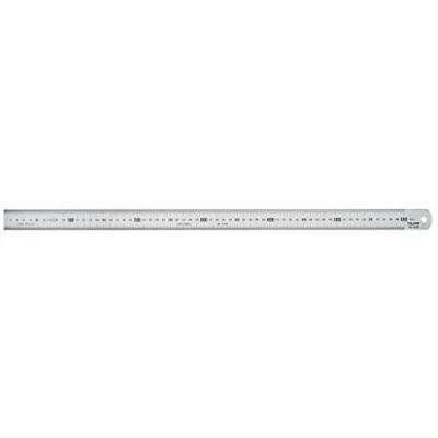 Image of Tajima SSR60MC Stainless Steel JIS Class 1 Precision Rule, Silver, 600 x 30 mm