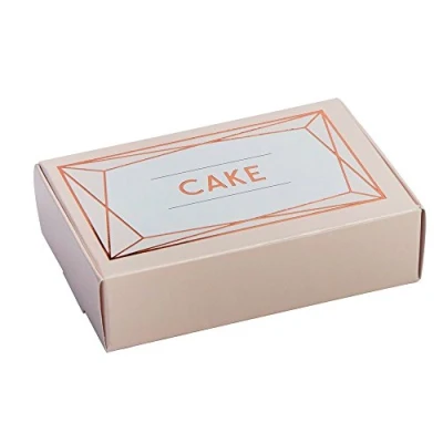 Image of Neviti Geo Blush Cake Box, Pack of 10