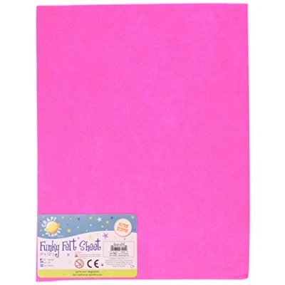 Image of Craft Planet Docrafts Shocking Pink Single Sheet