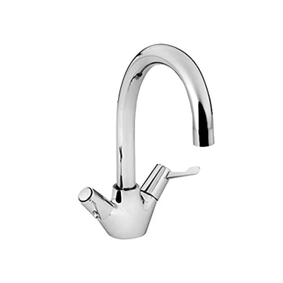 Image of Bristan VAL2 SNK C CD Value Twin Lever Mono Sink Mixers, Chrome