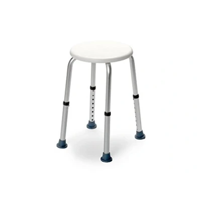 Image of Drive Devilbiss Medical Adjustable Shower Stool, White