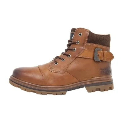 Image of bugatti Men&#039;s Medro Boots, Cognac, 6.5 UK
