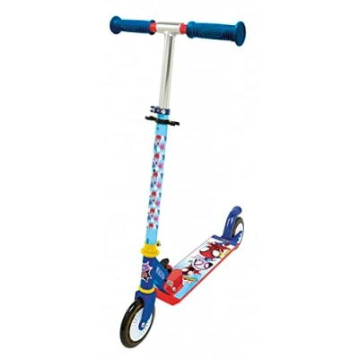 Image of Smoby Patinette pliable en bois et métal 3 roues silencieuses Trottinette pour enfants de a 6 ans Poids max 20kg