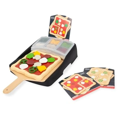 Image of Casdon Ooni Pizza Topping Station Toy For Children Aged 3+ Includes 24x Pieces!