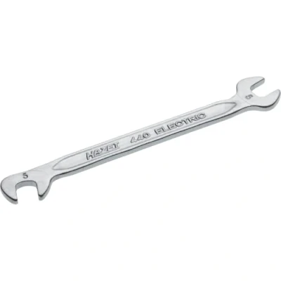 Image of Hazet 440 5 mm Small Double Open End Wrench Silver