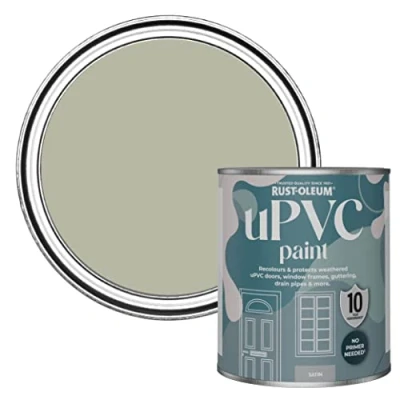 Image of Rust Oleum Brown uPVC Door and Window Paint In Satin Finish Tanglewood 750ml