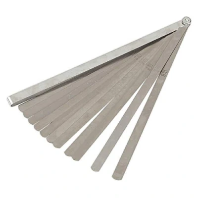 Image of Sealey Feeler Gauge 25 Blade Dual Marked 300mm