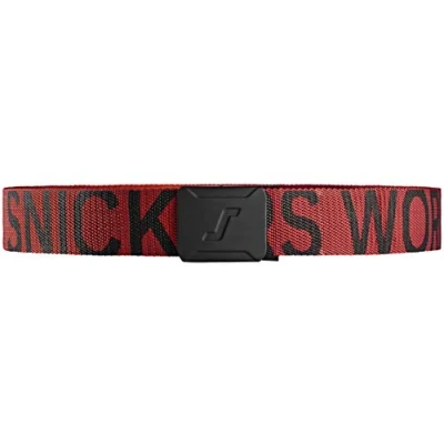 Image of Snickers Logo Belt Chilli Red/Black