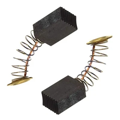 Image of SPARES2GO Carbon Brushes Set for Makita Belt Sander 6mm x 9mm 12mm (Pack of 2)