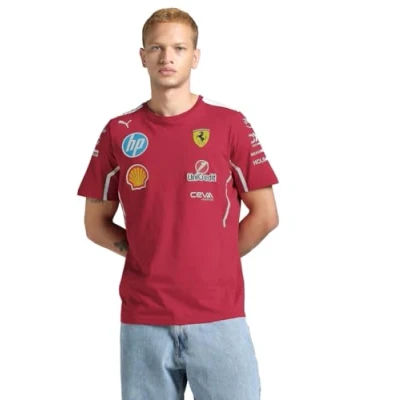 Image of PUMA Scuderia Ferrari F1 2025 Team Tshirt Red Size: 3XL