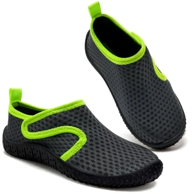 Image of Water Shoes Boys Kids Toddler Aqua Quick Dry Wetsuit for Beach Swimming Pool Garden(Dark Grey 31EU)