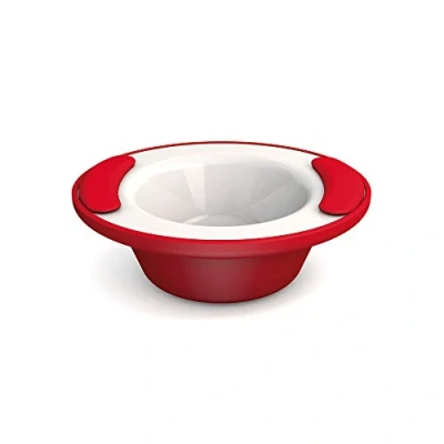 Image of Ornamin keep warm bowl 200 ml Red melamine (model 203) plate, thermo