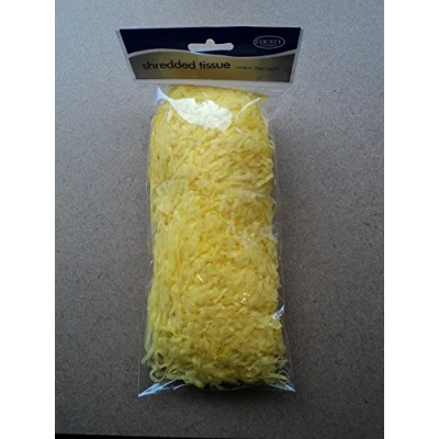 Image of Yellow shredded tissue paper 20g