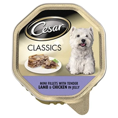 Image of Cesar Classics Mini Fillets With Lamb &amp; Chicken 150G X 14