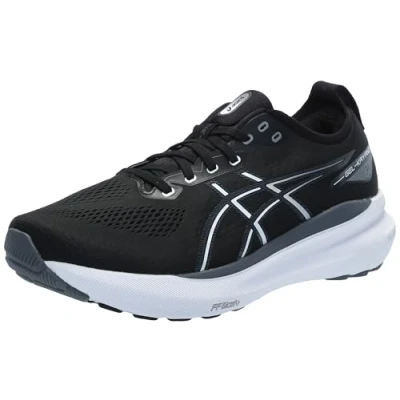 Image of ASICS Men&#039;s Gel Kayano 31 Running Shoes, Black/White, 9 UK