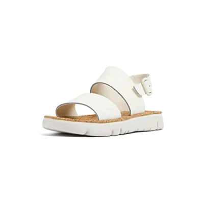 Image of Camper Women&#039;s Oruga K201038 Flat Sandal, White 015, 4 UK
