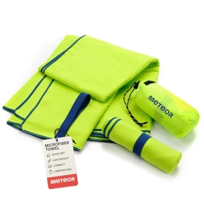 Image of meteor Microfibre Towel Quick Dry Gym Pool Fitness Swimming Travel Camping Beach Yoga Pilates Bath Shower Absorbent Compact Lightweight Men Women Kids Post Pet Drying 42 x 55 cm