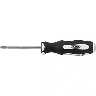 Image of Draper Pound Thru&#039; Cross Slot Soft Grip Screwdriver, No.3 x 150mm