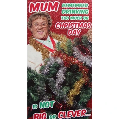 Image of Mrs Browns Boys MBX05 Mum Christmas Card
