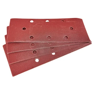 Image of Amtech V4015 P240 Grit 1/3 Sheet Sander Set, 10 Piece Sanding Sheets, 93mm x 230mm
