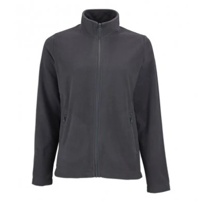 Image of SOLS Womens/Ladies Norman Fleece Jacket (Charcoal) Size Small