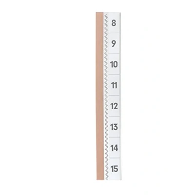 Image of Durable Tabfix 840219 Self Adhesive Tabs 200 mm Wide x 10 2 Lines 5 Piece Transparent
