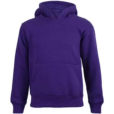 Image of A2Z 4 Kids Girls Boys Plain And Tie Dye Print Sweatshirt Pullover Sweat Hoodie Purple 5 6