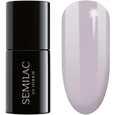 Image of SEMILAC 223 Soft Grey Nail UV Gel Polish Long Lasting and Easy to Apply Soak off UV/Led Perfect for Home Professional Manicure Pedicure 7 ml
