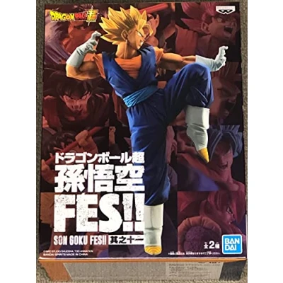 Image of Banpresto Dragonball Super: Son Goku FES Statue: Super Saiyan Vegito: Volume 11, Multi coloured, BP16726