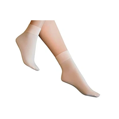 Image of 2 Pairs Adult and Children&#039;s Silky Essentials Ballet Dance Socks (6 8.5 Shoe Size, Black)