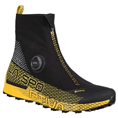 Image of La Sportiva Cyklon Cross GORE TEX Trail running shoes, Men&#039;s, Size: 7, Black/yellow Textile/synthetics