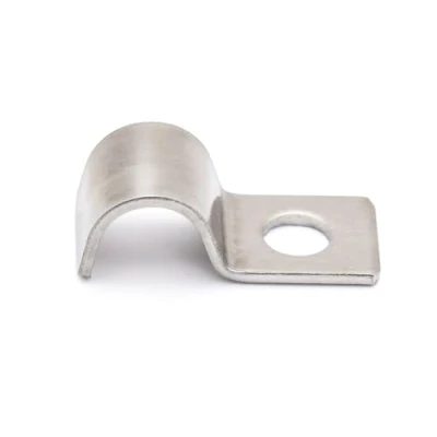 Image of MgcTolBox Steel Pipe Strap Ø 8 mm, Mater Cable Holder Clips, Little Brackets for EMT Conduits or Management Pack of 25