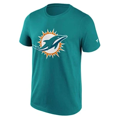 Image of Fanatics NFL Miami Dolphins Primary Logo Graphic T Shirt Farbe Blau, Größe M, Blue, M