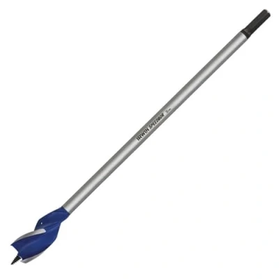 Image of IRWIN 1922005 6X Blue Groove Long Wood Bit 32 mm x 16 Inch