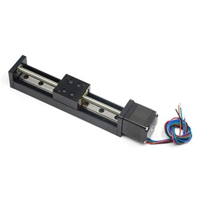 Image of Befenybay 100mm Effective Travel Length Mini Linear Rail Guide Lead Screw T6x1 with NEMA11 Stepper Motor for DIY CNC Router Parts X Y Z Stage Actuator