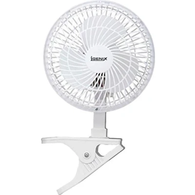 Image of Igenix Clip Fan, 6 Inch, White