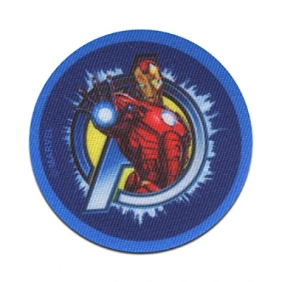 Image of Marvel © Avengers Iron Man Hand on Patches Adhesive Emblem Stickers Appliques, Size: 2,45 x inch
